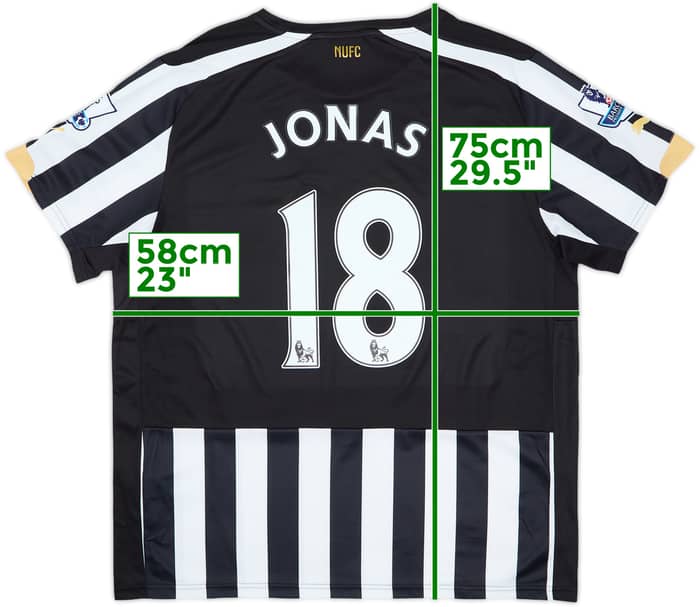 2014-15 Newcastle Home Shirt Jonas #18 - 6/10 - (L)