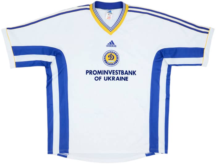 1998-99 Dynamo Kyiv Home Shirt Rebrov #11 - 8/10 - (XL)