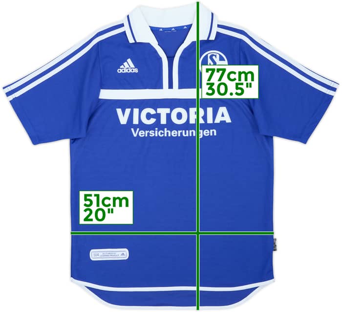 2001-02 Schalke Home Shirt - 9/10 - (S)