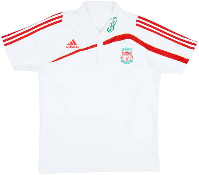 2009-10 Liverpool adidas Polo Shirt - 6/10 - (M)