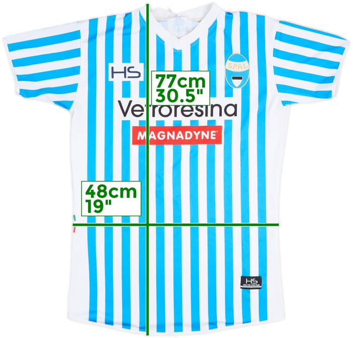2016-17 SPAL Youth Match Issue Home Shirt #10