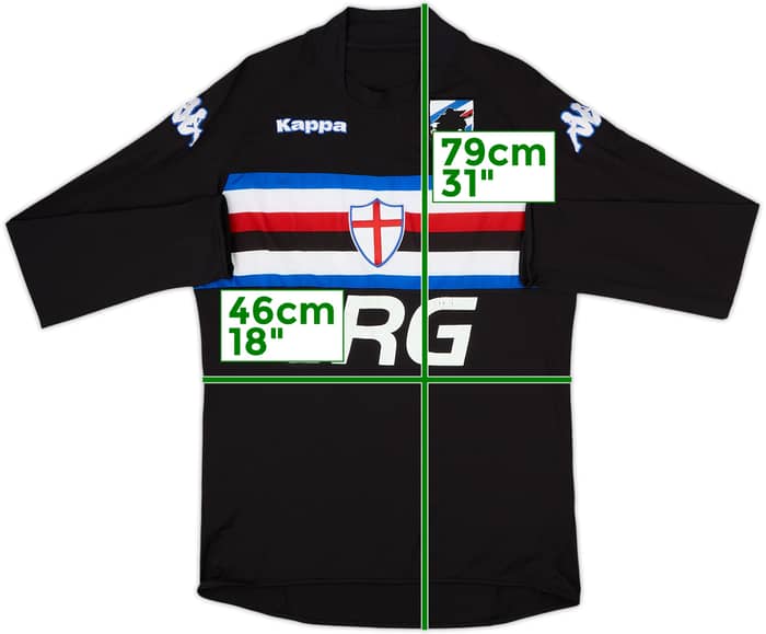 2008-09 Sampdoria Third L/S Shirt #7 - 5/10 - (XL)