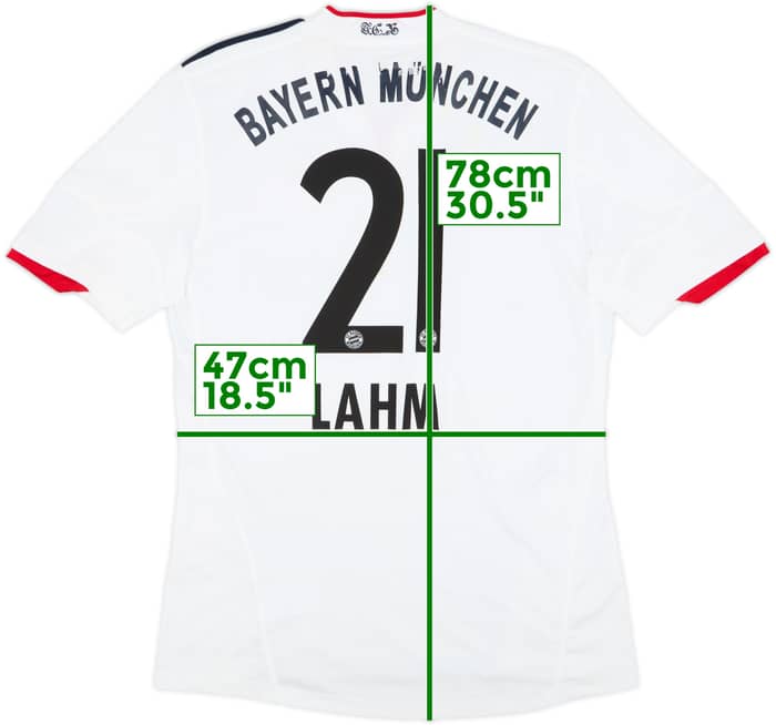 2010-11 Bayern Munich Away Shirt Lahm #21 - 5/10 - (M)