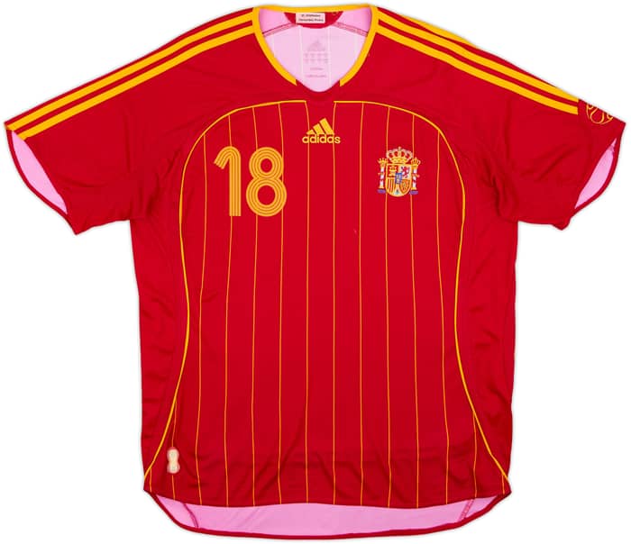 2006-08 Spain Home Shirt Cesc #18 - 6/10 - (M)