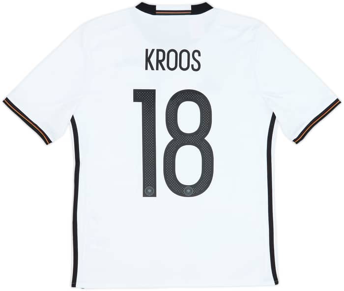 2015-16 Germany Home Shirt Kroos #18 - 9/10 - (XL.Boys)