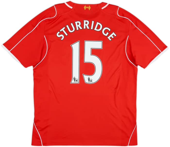 2014-15 Liverpool Home Shirt Sturridge #15 - 5/10 - (XL)