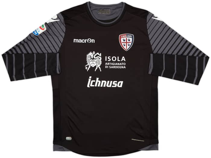 2016-17 Cagliari Match Issue GK Shirt Rafael #1