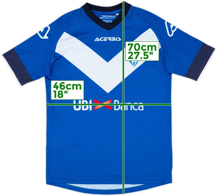2018-19 Brescia Home Shirt #11 - 9/10 - (S)
