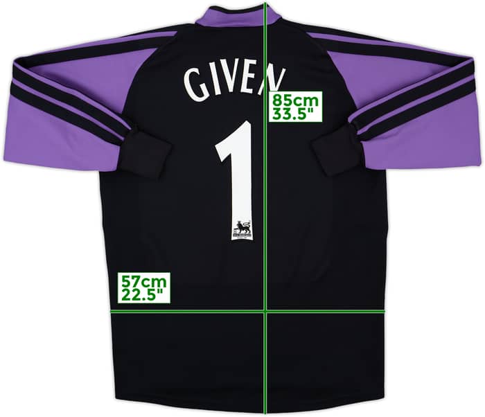 2001-02 Newcastle GK Shirt Given #1 - 9/10 - (M)