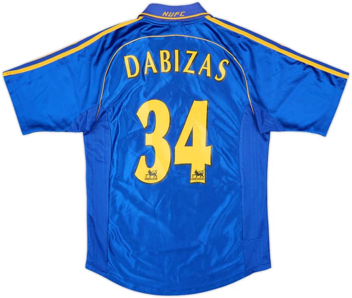 1998-99 Newcastle Away Shirt Dabizas #34 - 8/10 - (S)