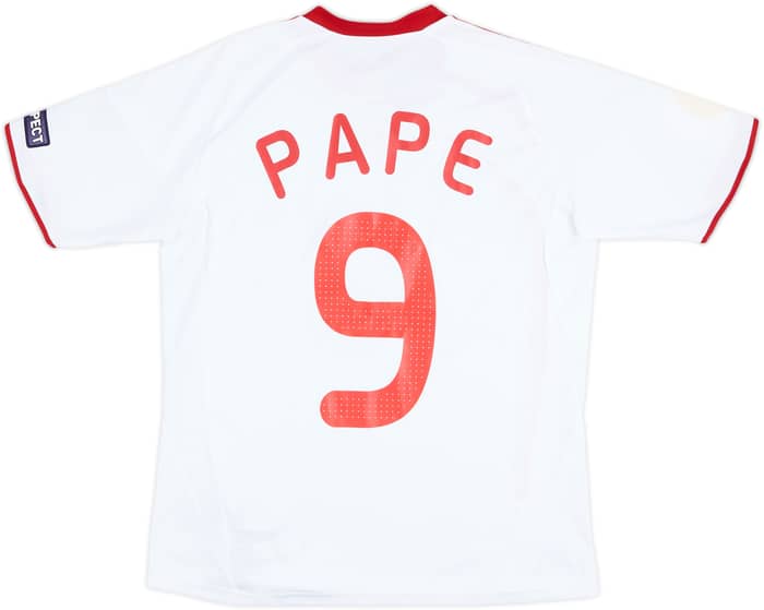 2009 Denmark Women's Player Issue European Championship Away Shirt Pape #9 (Women's L)