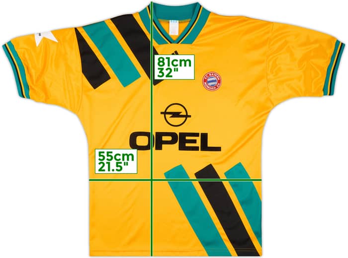 1994-95 Bayern Munich Champions League Away Shirt #2 - 8/10 - (L)