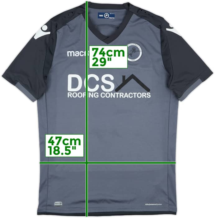 2018-19 Millwall Away Shirt #11 - 8/10 - (M)
