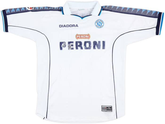 2000-01 Napoli Match Issue Away Shirt Matuzalem #20