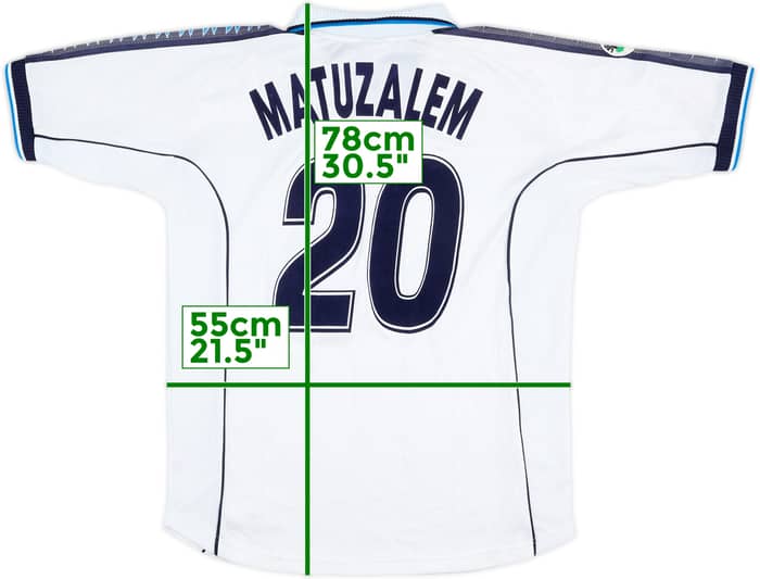 2000-01 Napoli Match Issue Away Shirt Matuzalem #20