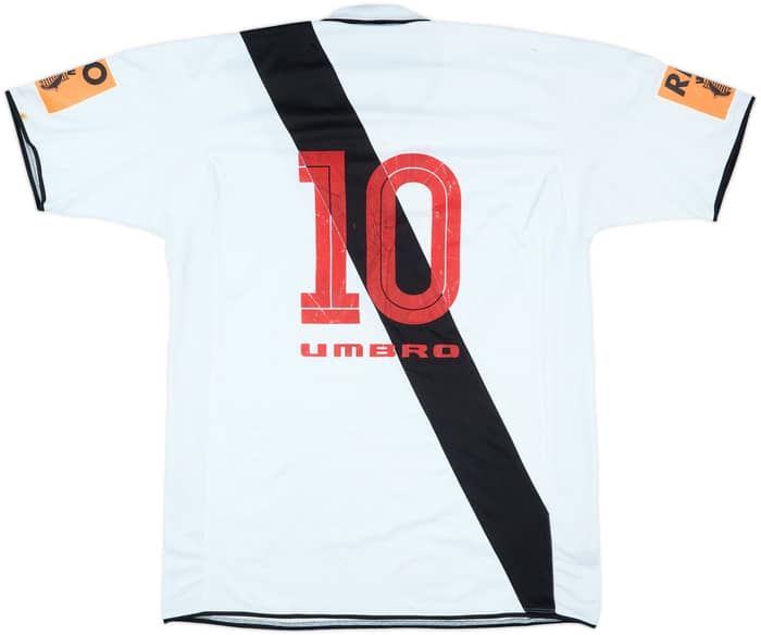 2004 Vasco da Gama Away Shirt #10 - 4/10 - (XL)
