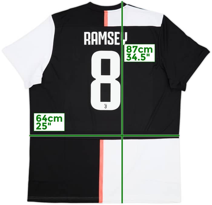 2019-20 Juventus Home Shirt Ramsey #8 (XXL)