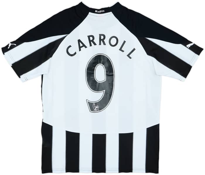 Camiseta de local del Newcastle 2010-11 Carroll #9 - 6/10 - (M)