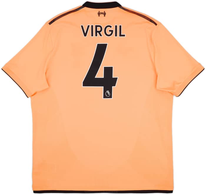 2017-18 Liverpool 125 Years Third Shirt Virgil #4 - 9/10 - (XL)