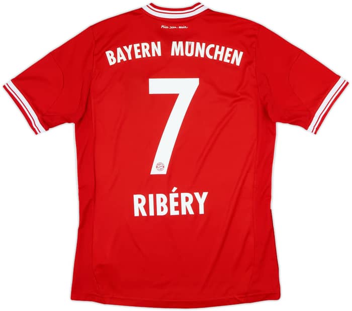2013-14 Bayern Munich Home Shirt Ribery #7 - 8/10 - (XL.Boys)