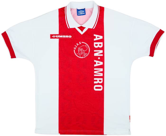 Camiseta de local del Ajax 1998-99 F.De Boer #4 - 8/10 - (XL)