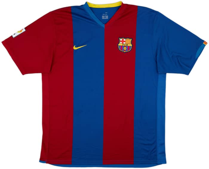 2006-07 Barcelona Home Shirt Ronaldinho #10 - 8/10 - (XL)