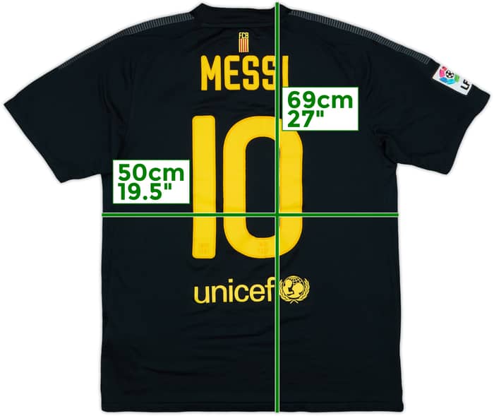 2011-12 Barcelona Away Shirt Messi #10 - 8/10 - (M)