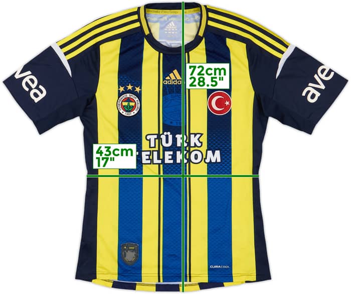 2012-13 Fenerbahce European Home Shirt - 6/10 - (S)