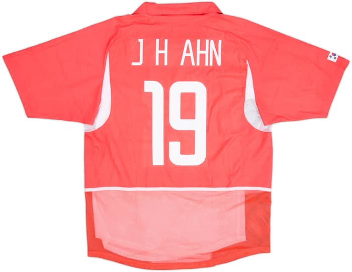 2002-03 South Korea Player Issue Home Shirt J.H.Ahn #19 - 8/10 - (L)