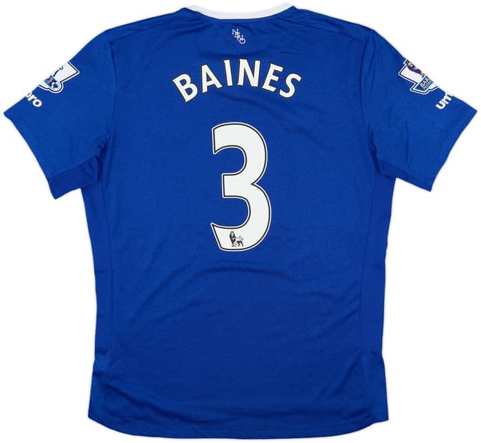 2015-16 Everton Home Shirt Baines #3 - 7/10 - (L)