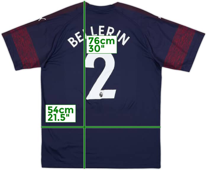 2018-19 Arsenal Away Shirt Bellerin #2 - 9/10 - (L)