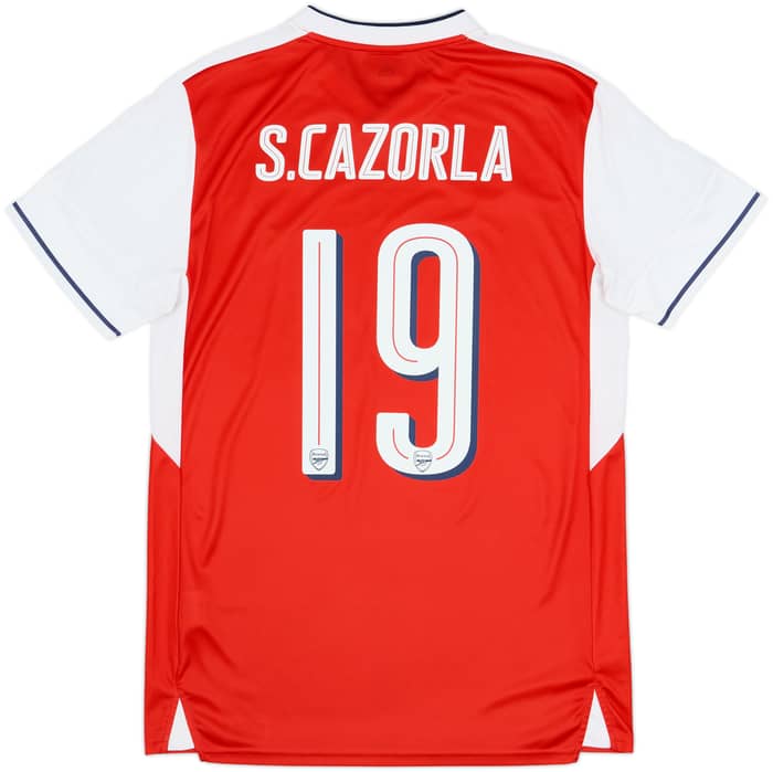 2016-17 Arsenal Home Shirt S.Cazorla #19 - 9/10 - (M)