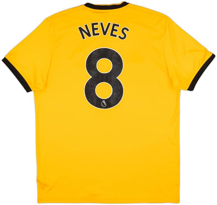 2018-19 Wolves Home Shirt Neves #8 - 6/10 - (L)