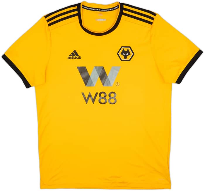 2018-19 Wolves Home Shirt Neves #8 - 6/10 - (L)