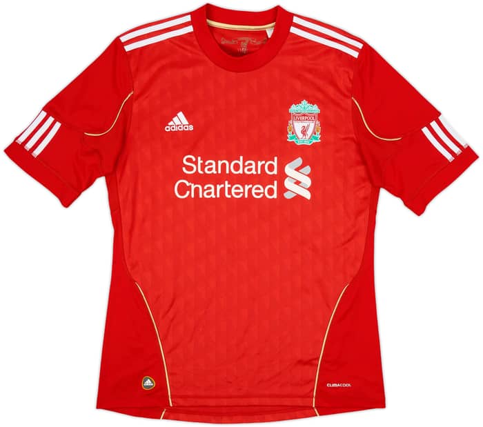 2010-12 Liverpool Home Shirt Gerrard #8 - 6/10 - (M)