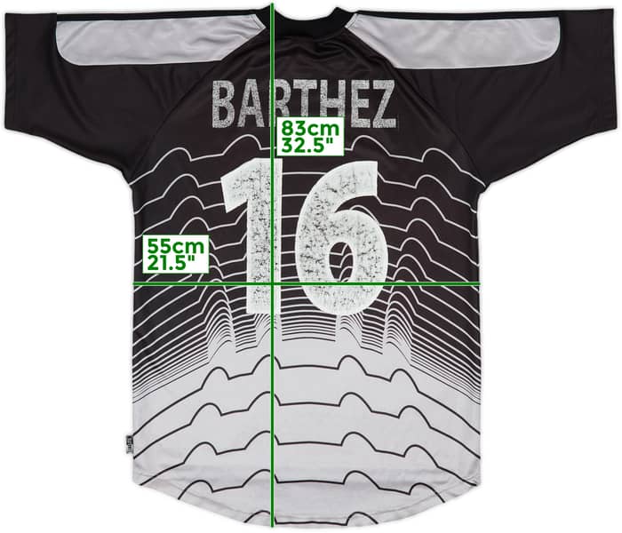 2000-02 France GK S/S Shirt Barthez #16 - 5/10 - (M)