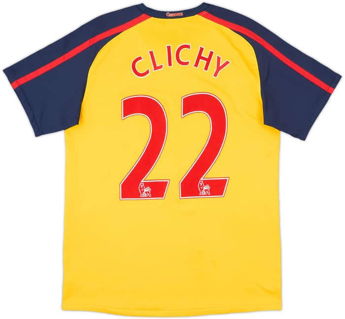 2008-09 Arsenal Away Shirt Clichy #22 - 8/10 - (M)