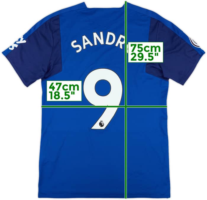 2017-18 Everton Home Shirt Sandro #9 - 10/10 - (M)