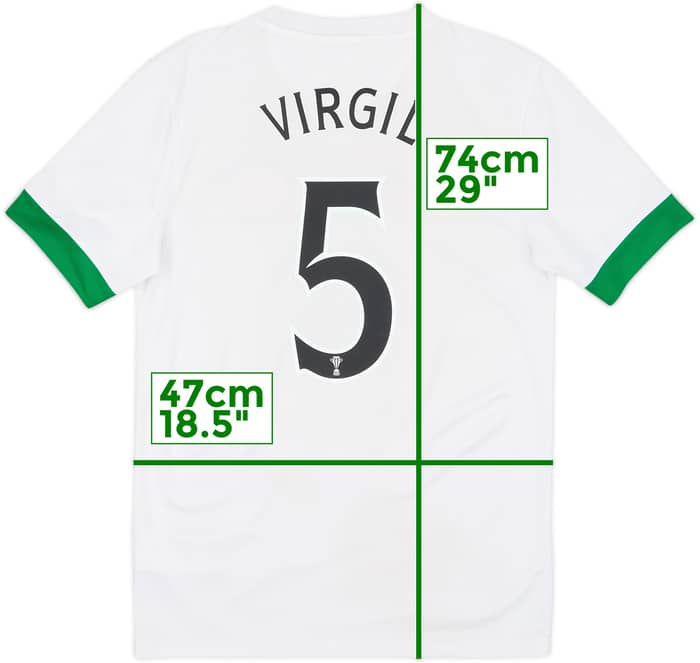 2014-15 Celtic European Third Shirt Virgil #5 - 6/10 - (S)