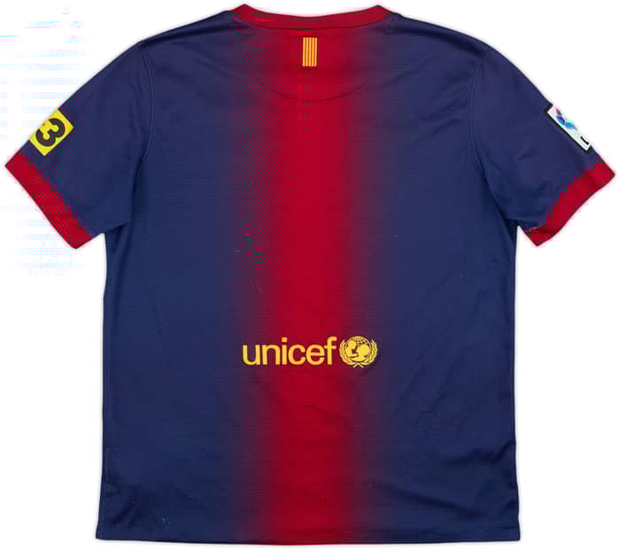 2012-13 Barcelona Home Shirt - 4/10 - (XL.Boys)