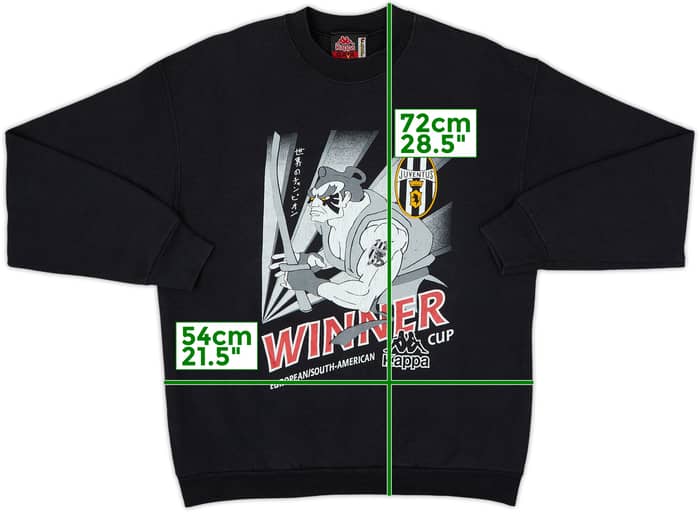 1996-97 Juventus 'Intercontinental Cup Winners' Kappa Sweat Top - 6/10 - (L)