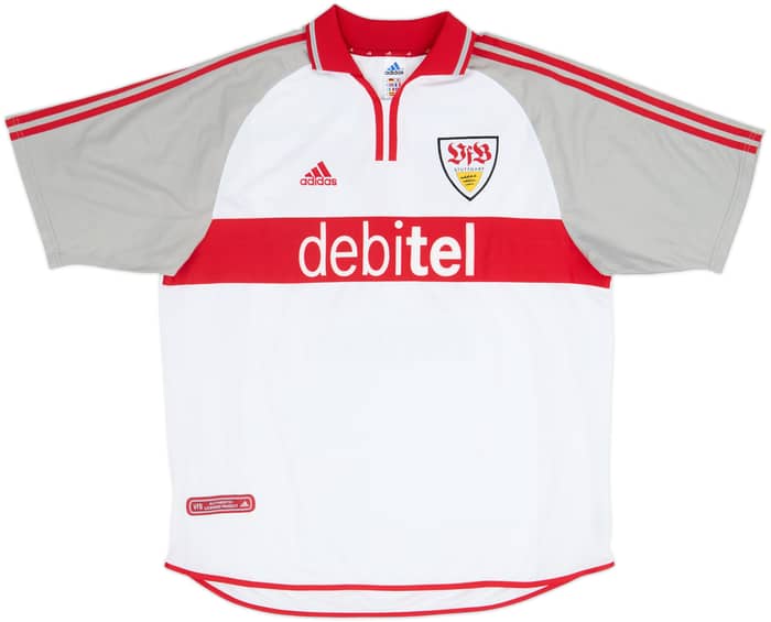 2000-02 Stuttgart Signed Home Shirt Balakov #10 - 8/10 - (XXL)