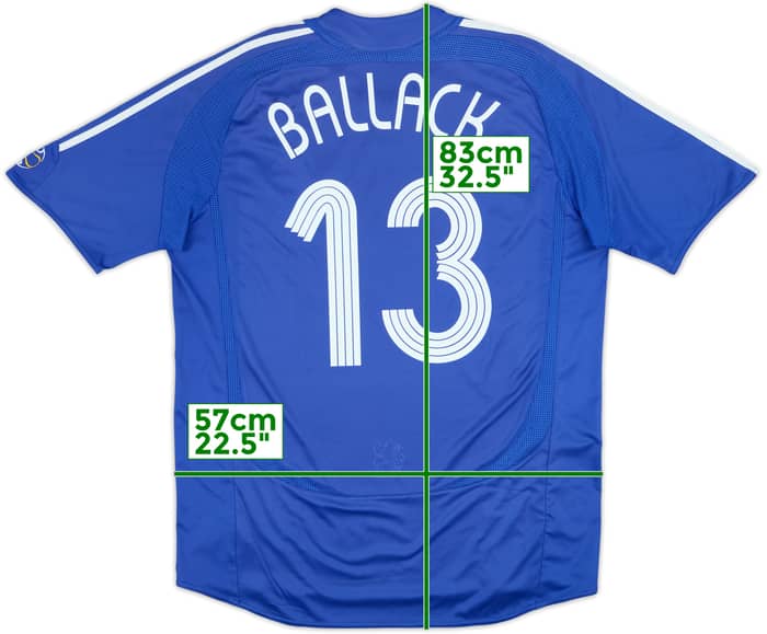 2006-08 Chelsea Home Shirt Ballack #13 - 5/10 - (XL)