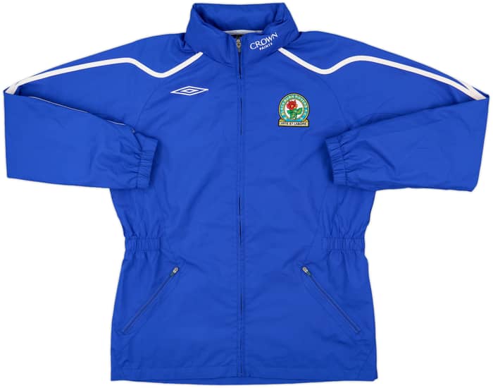 2008-09 Blackburn Rovers Umbro Hooded Rain Jacket - 8/10 - (M)