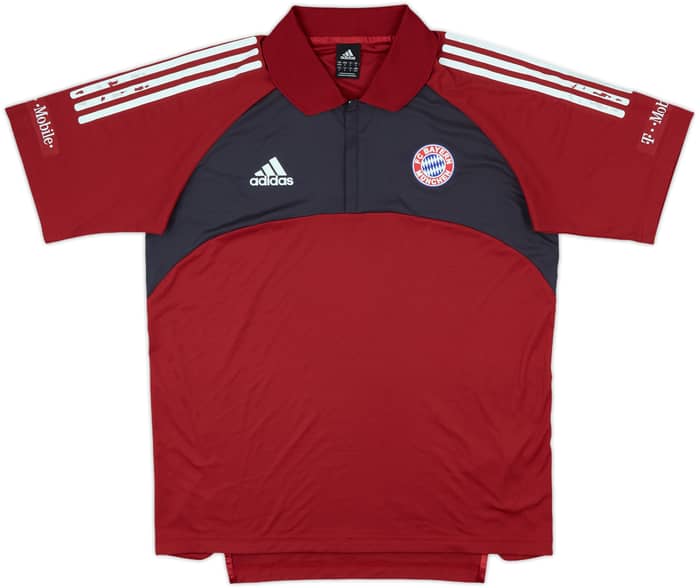 2002-03 Bayern Munich adidas 1/4 Zip Polo Shirt - 7/10 - (M/L)