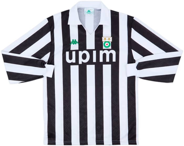 1991-92 Juventus Home L/S Shirt - 8/10 - (L)
