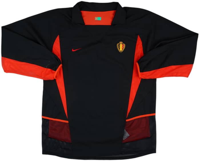 2002-04 Belgium Match Issue Away L/S Shirt #7