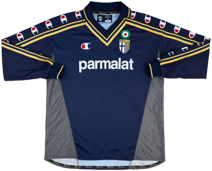 2001-03 Parma Match Issue Third L/S Shirt #8