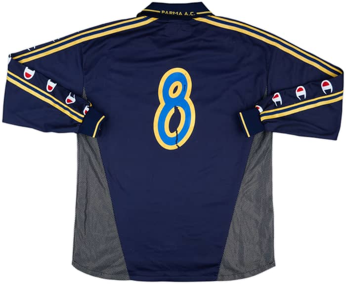 2001-03 Parma Match Issue Third L/S Shirt #8