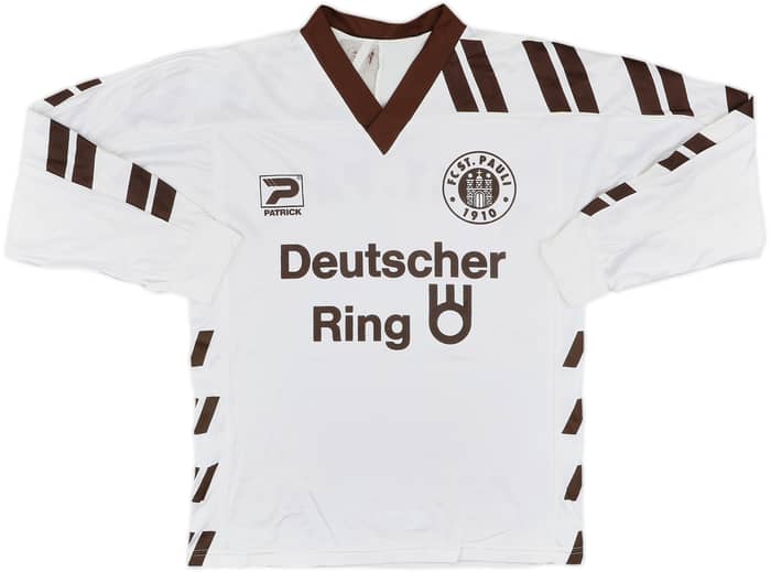 1992-93 St Pauli Home L/S Shirt - 8/10 - (XS)